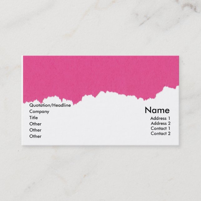 Allmänt kort (Framsida)