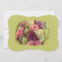 Allmänt kort för blommigt