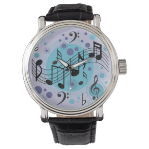 Allmänt musiktemat armbandsur
