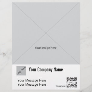 Allmänt om Flyer-mall 1 Reklamblad