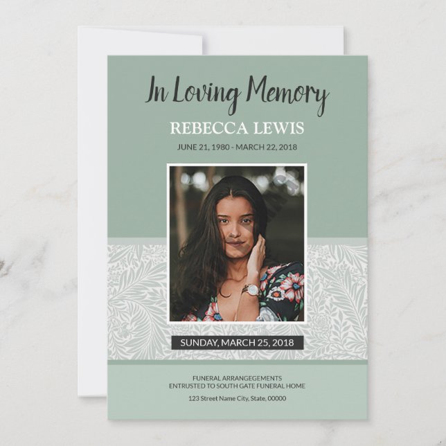 Allmänt programkort (Framsida)