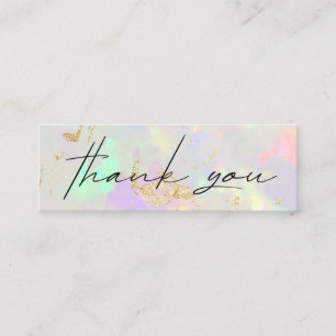 allmänt tack för ditt rabattkort mini visitkort