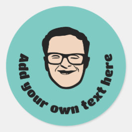 Allmänt tecken Klassiskt runt etikett