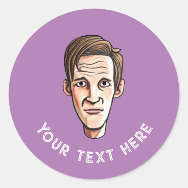 Allmänt tecken Klassiskt runt etikett (Framsida)