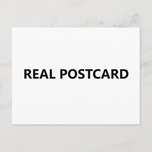 Allmänt vykort för verkligt vykort - vykort (Framsida)