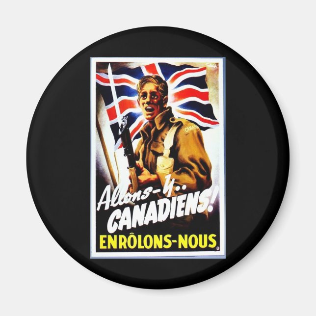 Allons - ja, Canadiens! Magnet (Framsidan)