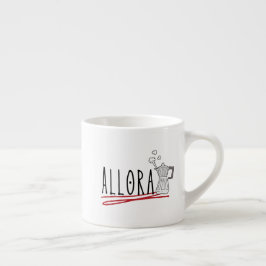 Allora och Moka Espresso Maker Espressomugg