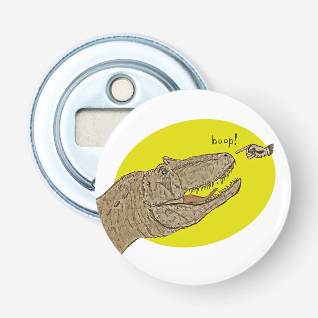 Allosaurus Boop! Dinosaur Manet Bottle Opener  Flasköppnare (Framsidan)