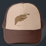 Allosaurus Boop! Dinosaur Trucker Hat Keps<br><div class="desc">Allosaurus Boop!</div>