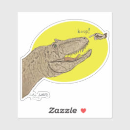 Allosaurus Boop Sticker Klistermärken