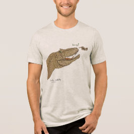 Allosaurus Boop T-shirt Framdesign & Baksida