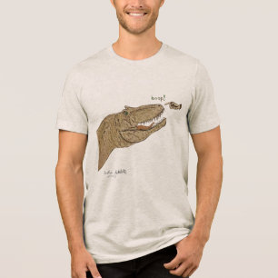 Allosaurus Boop T-shirt Framdesign Endast