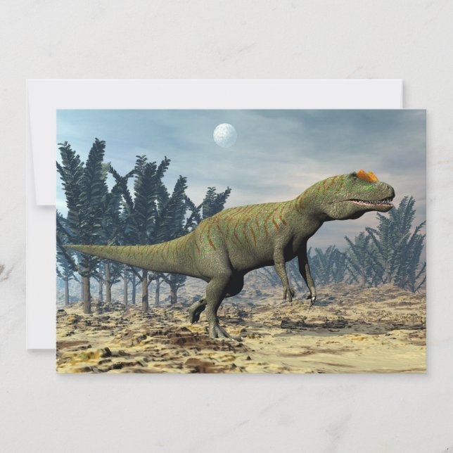 Allosaurus dinosaur - 3D-rendering (Framsida)