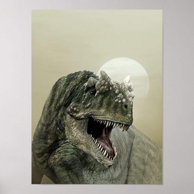Allosaurus Dinosaur Poster (Framsidan)