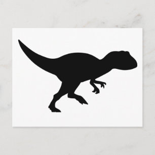 Allosaurus Dinosaur Vykort