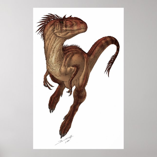 Allosaurus fragilis poster (Framsidan)