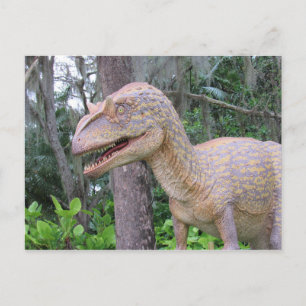 Allosaurus - Inosaur - Inlärningskort Vykort