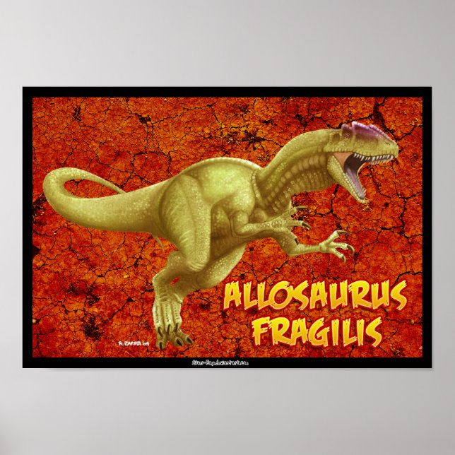 Allosaurus Poster (Framsidan)
