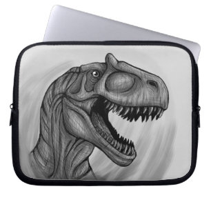 Allosaurus Sketch Laptop Fodral