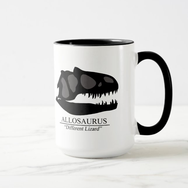 Allosaurus Skull Mugg (Höger)