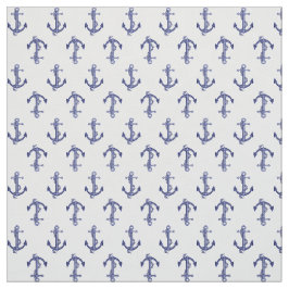Allover anchor mönster tyg
