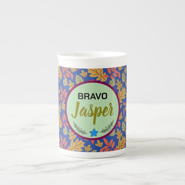 allover-design benporslin mugg (Framsidan)