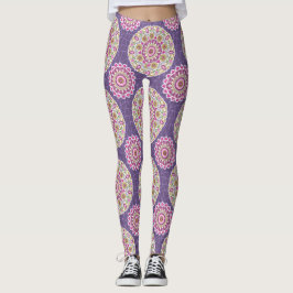 Allover mönster-design leggings