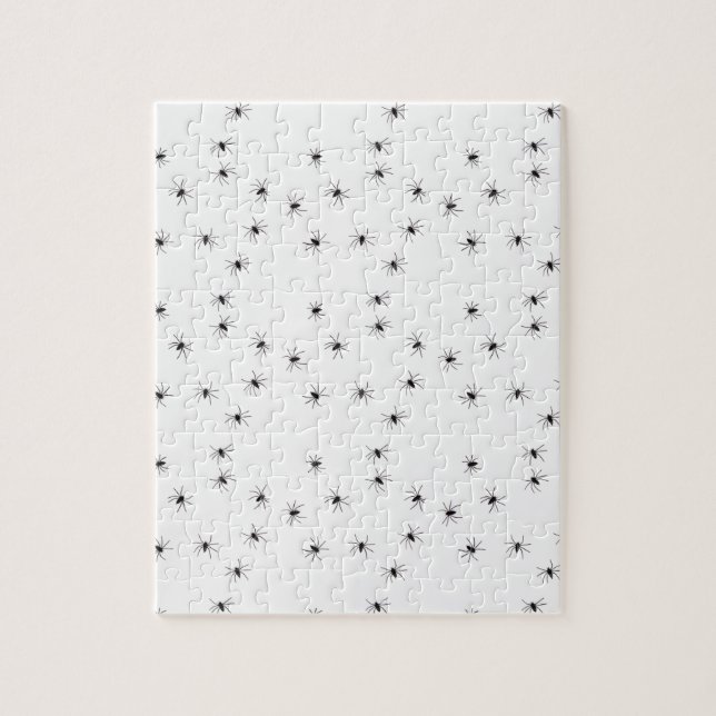 Allover Spiders Halloween Pussel (Vertikal)