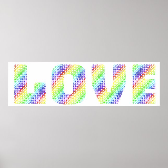 Allow Yourself to LOVE Poster (Framsidan)