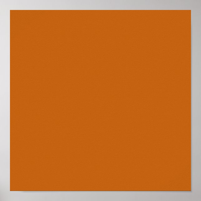 Alloy orange (solid färg) poster (Framsidan)