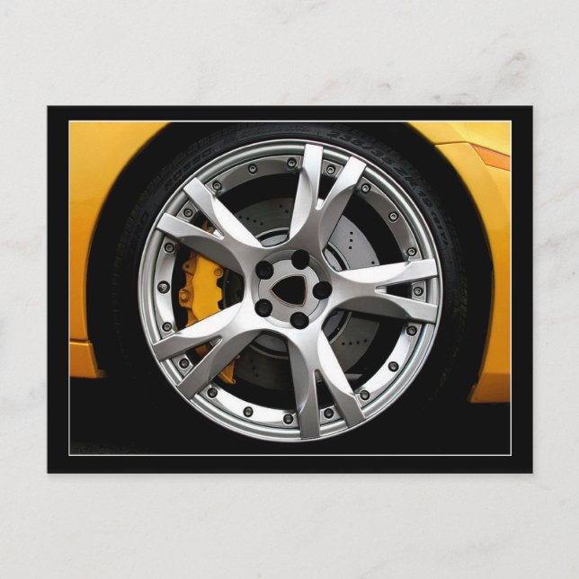 Alloy Wheel Vykort (Framsida)