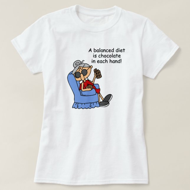 Allsidig choklad bantar t-shirt (Design framsida)