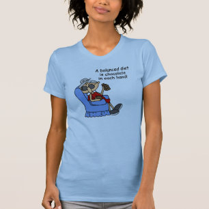 Allsidig choklad bantar tee shirt