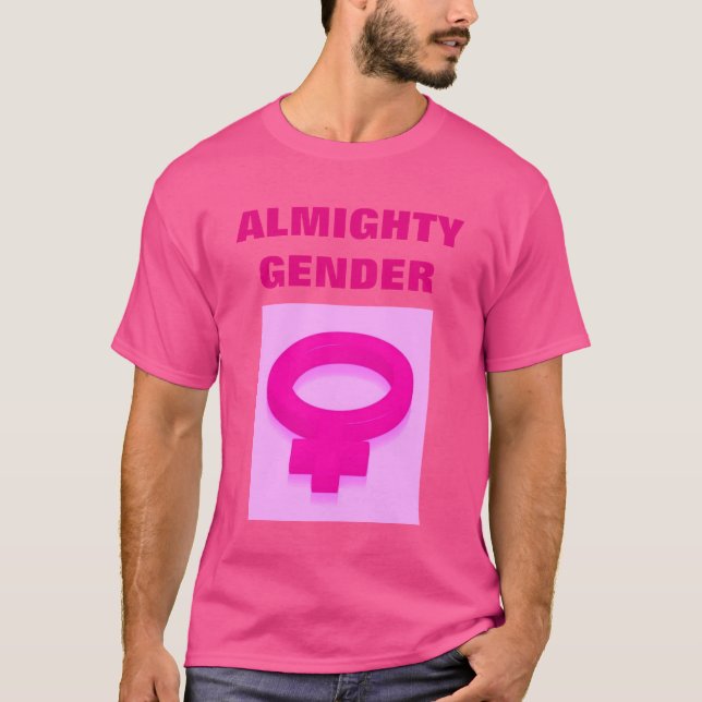 ALLSMÄKTIG GENDER TEE SHIRT (Framsida)