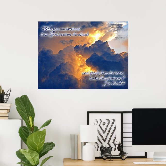 Allsmäktig Gud Poster (Hemmakontoret)