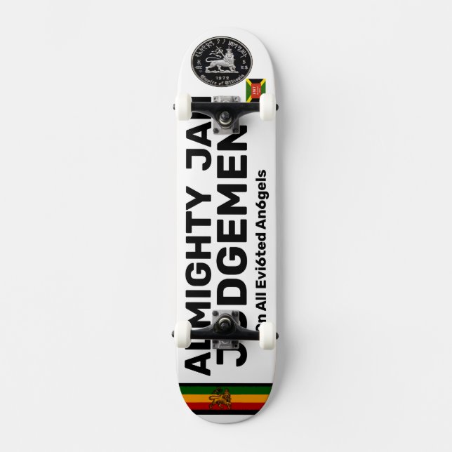 ALLSMÄKTIG JAH Skateboard (Framsida)
