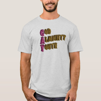 Allsmäktig ungdom för gud t shirt