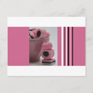 Allsorters rosa lakorium vykort