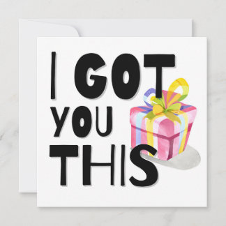 Allt ändamålsenligt presentkort julkort