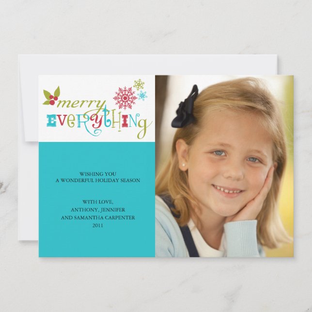 Allt annat - mångkulturell Helgdag Julkort (Framsida)