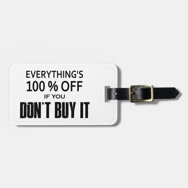 Allt är 100 % rabatt om du inte köper det bagagebricka (Horisontell Framsida)