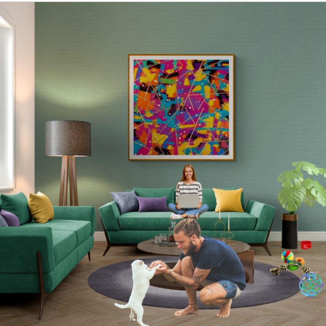 Allt är ansluten Abstrakt Poster (Skapare uppladdad)