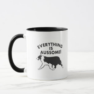 Allt är Aussome! Australian shepherd Mugg