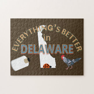 Allt är bättre i Delaware Puzzle Pussel