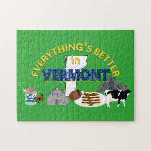 Allt är bättre i det Vermont pussel