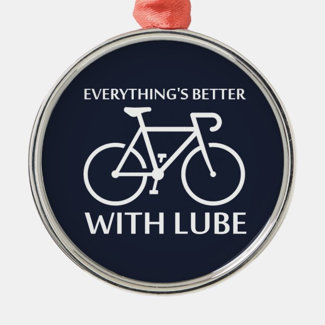 Allt är bättre med Lube Julgransprydnad Metall (Framsidan)