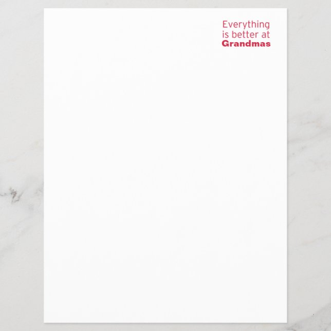 Allt är bättre på mormors. reklamblad (Framsidan)