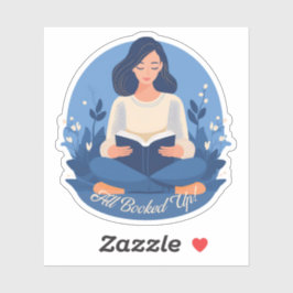 "Allt är bokat!" Läsa Journal-sticker Klistermärken