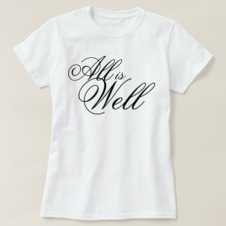 "Allt är bra" estetisk skript affirmation T Shirt