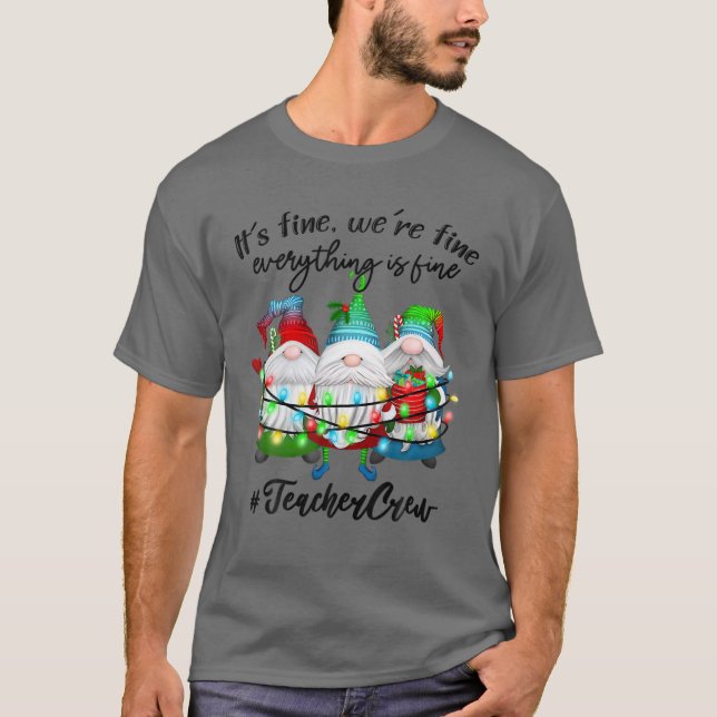 Allt är Bra Lärare God jul Julafton GN T Shirt (Framsida)